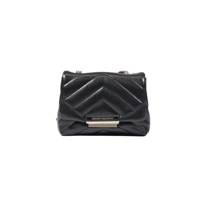 Black Polyester Handbag