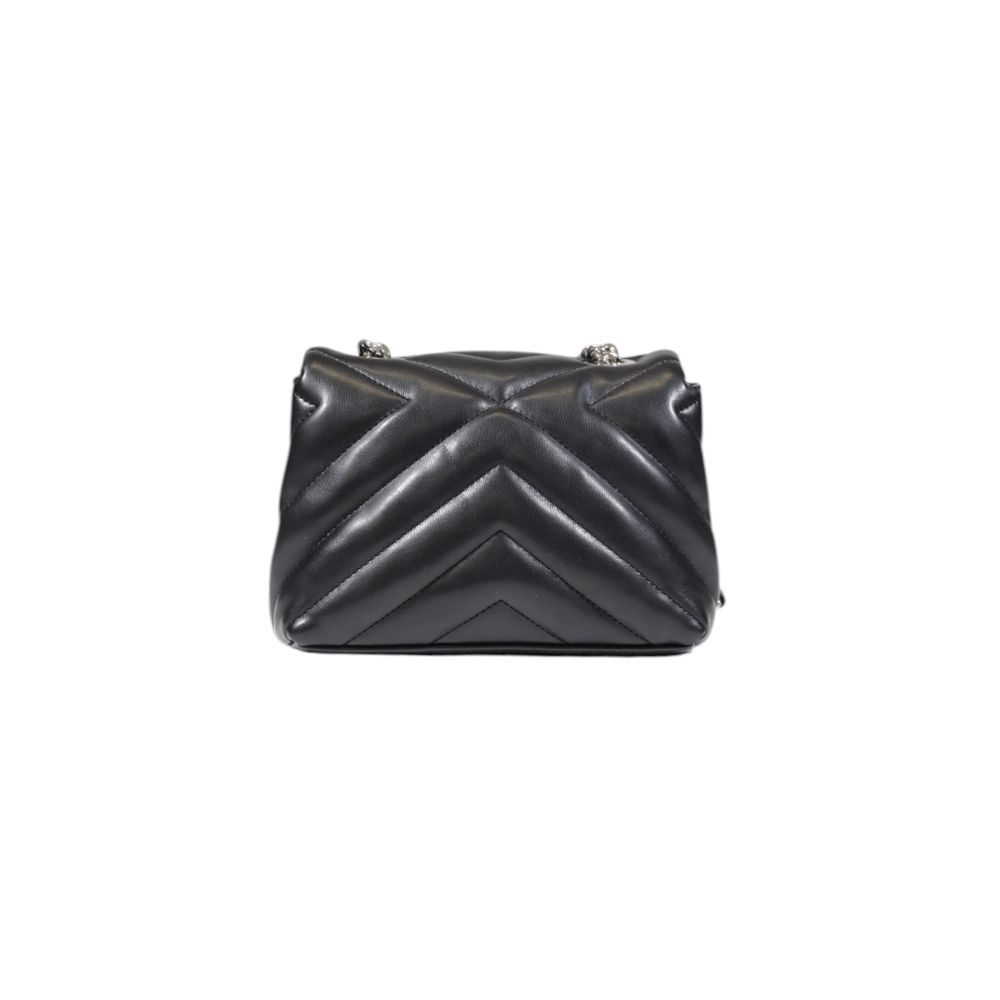 Black Polyester Handbag