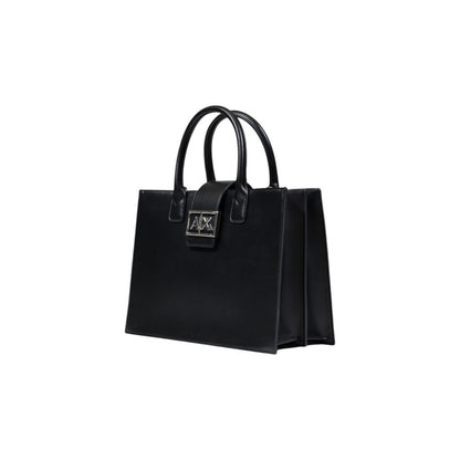 Black Polyester Handbag