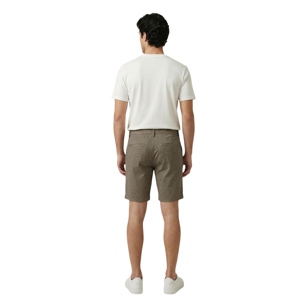 Beige Cotton Shorts