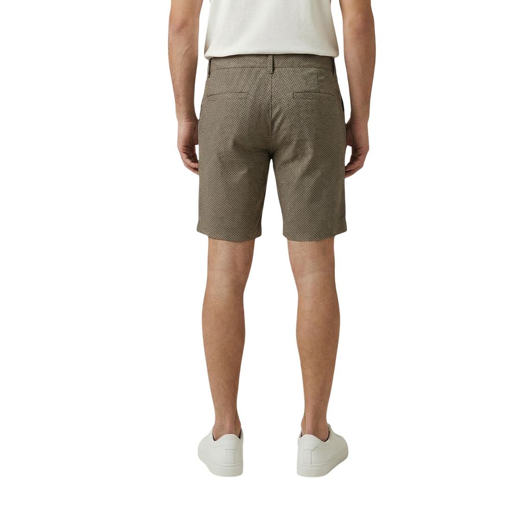 Beige Cotton Shorts