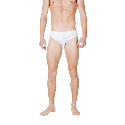 Bicolor Polyester Swim Briefs