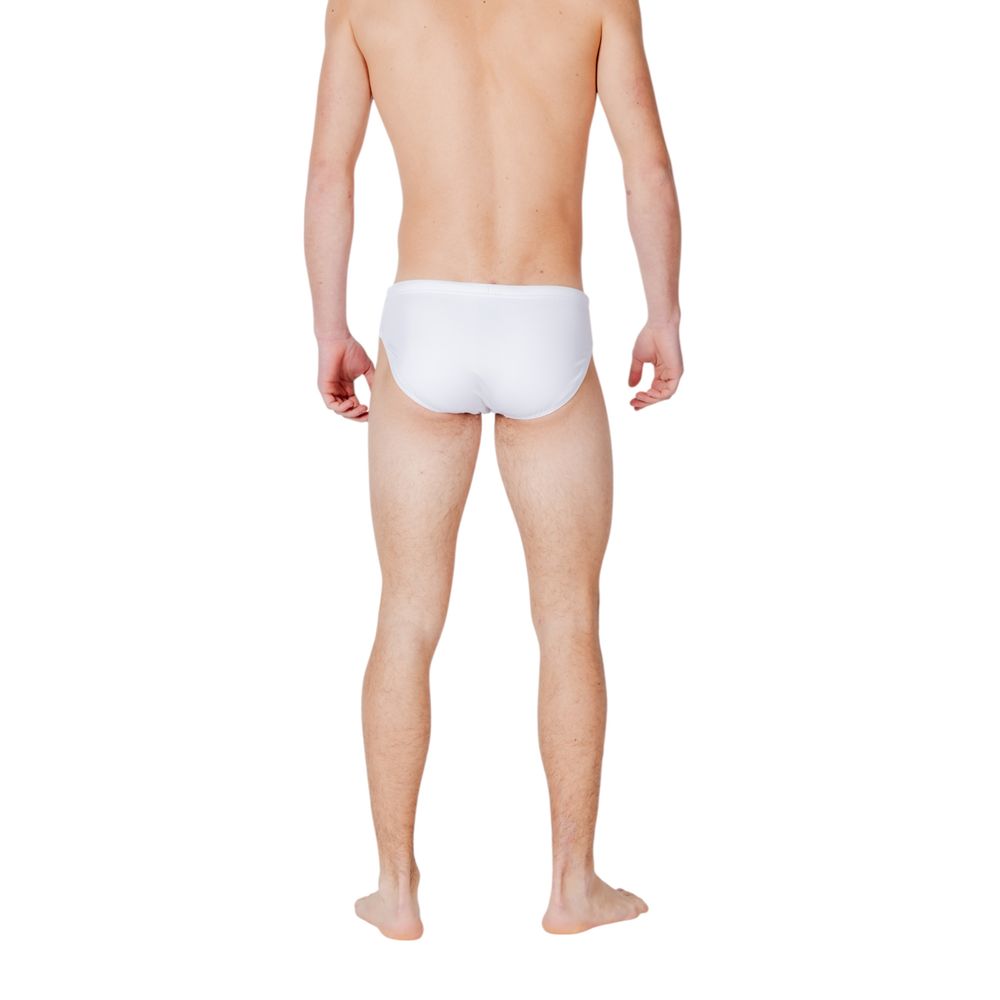 Bicolor Polyester Swim Briefs