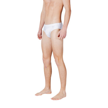 Bicolor Polyester Swim Briefs