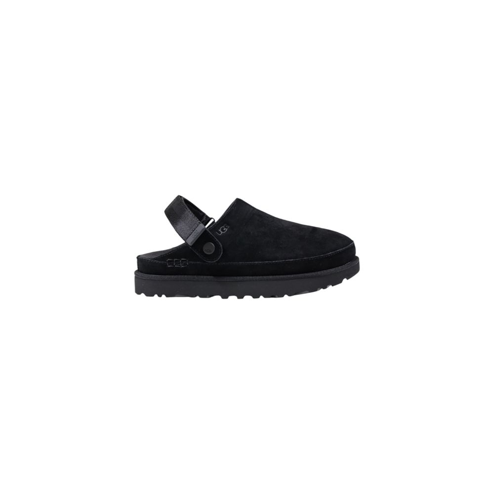 Black Recycled Polyester Platform Pumps