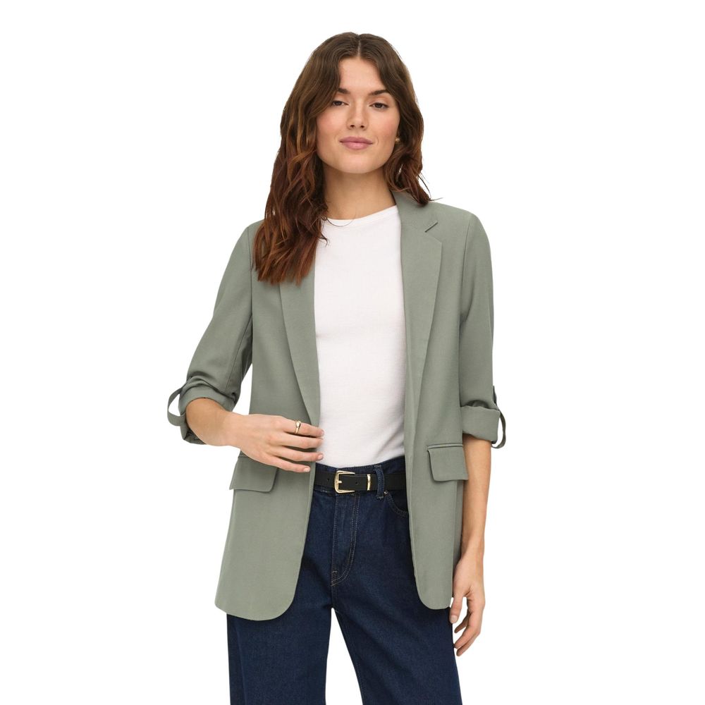 Green Viscose Blazer