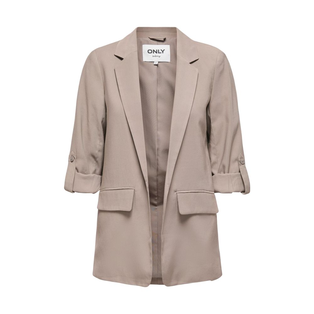 Beige Viscose Blazer