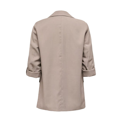 Beige Viscose Blazer