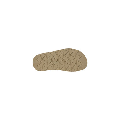 Beige Suede Leather Clogs