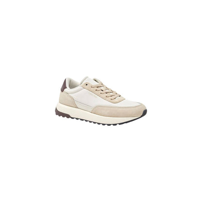 Brown Leather Low Top Sneakers
