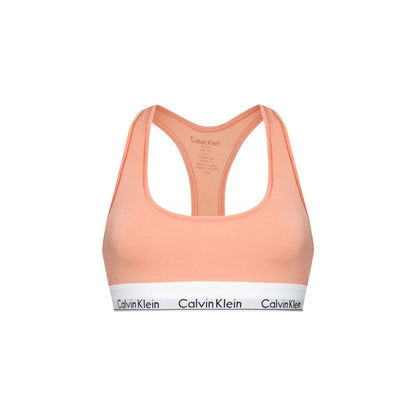 Orange Cotton Bra