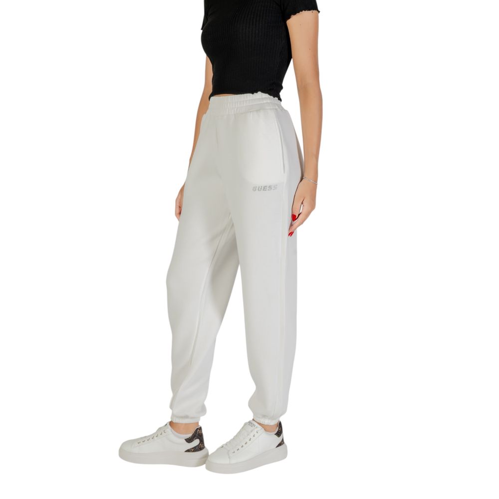 White Viscose Joggers (Workout Pants)