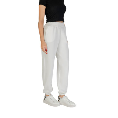 White Viscose Joggers (Workout Pants)