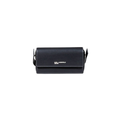 Black Artificial Leather Handbag