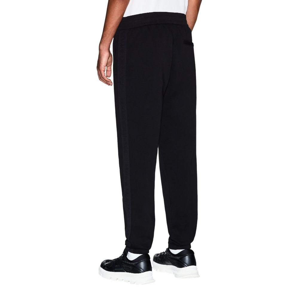 Black Cotton Joggers (Workout Pants)