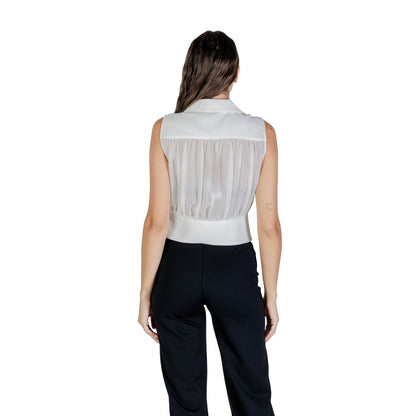 White Polyester Blouse