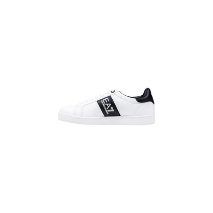 Black And White Leather Low Top Sneakers