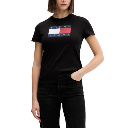 Black Recycled Cotton T-Shirt