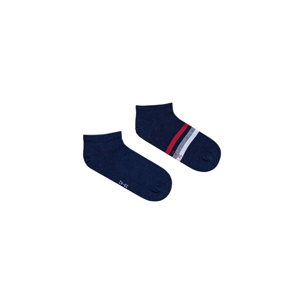 Blue Cotton Socks