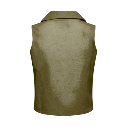 Green Cotton Waistcoat