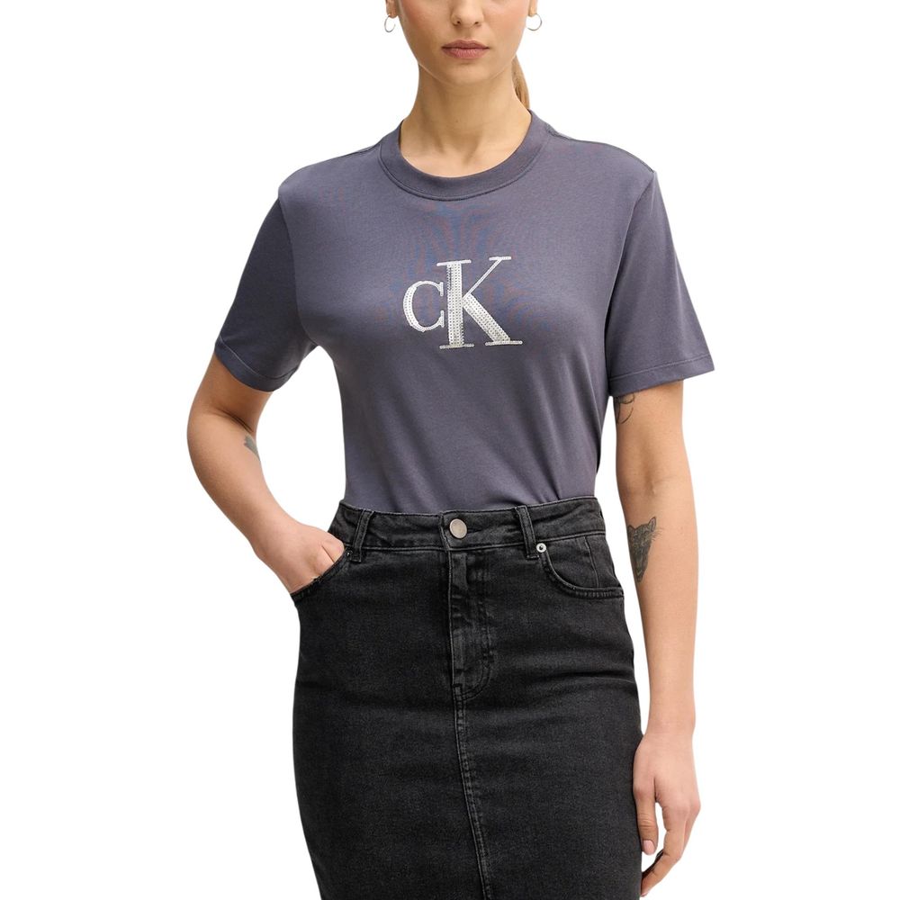 Gray Cotton T-Shirt
