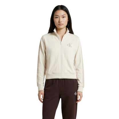 Beige Cotton Sweatshirt