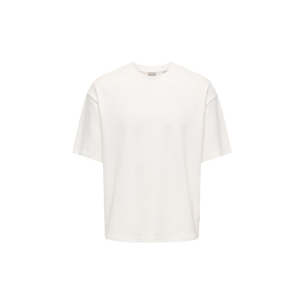 Cream Cotton T-Shirt