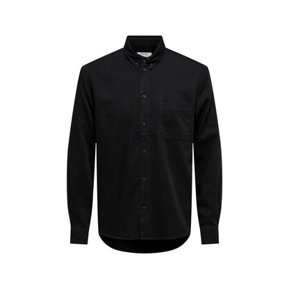 Black Denim Shirt