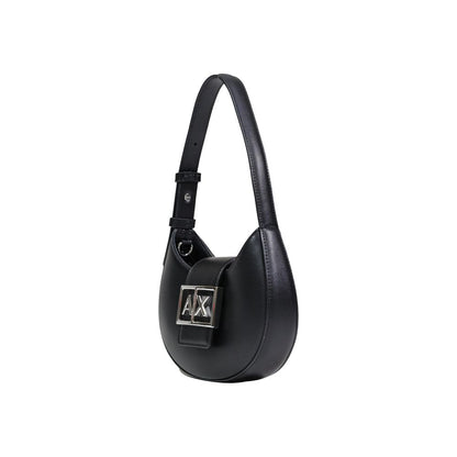 Black Polyester Handbag
