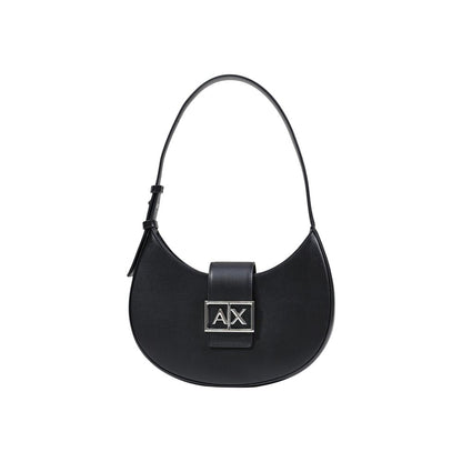 Black Polyester Handbag