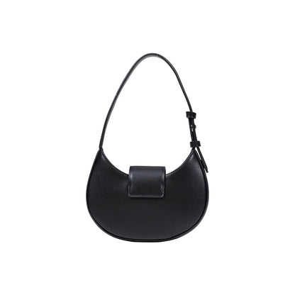 Black Polyester Handbag