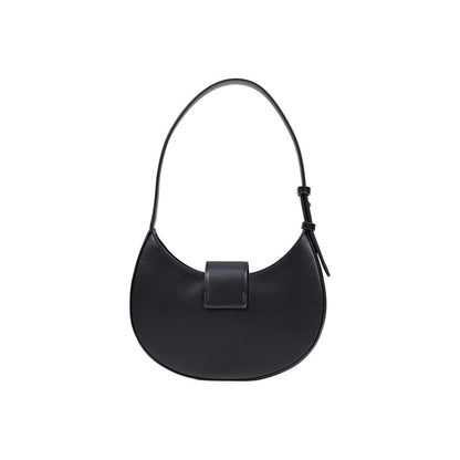 Black Polyester Handbag