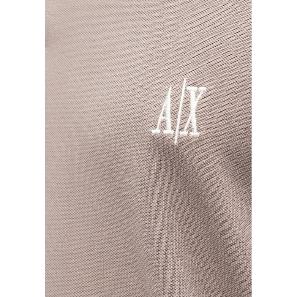 Brown Cotton Polo Shirt