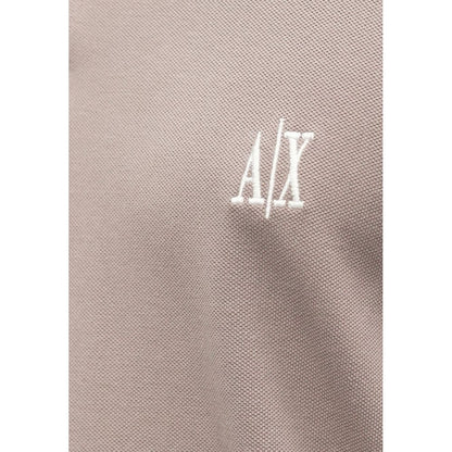 Brown Cotton Polo Shirt
