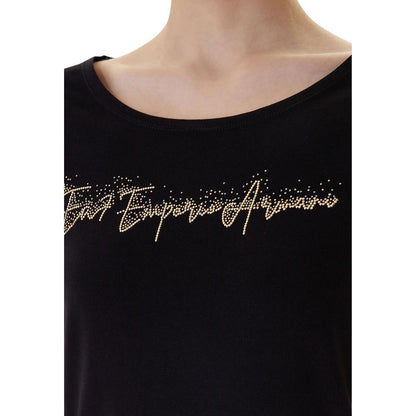 Black Elastane T-Shirt