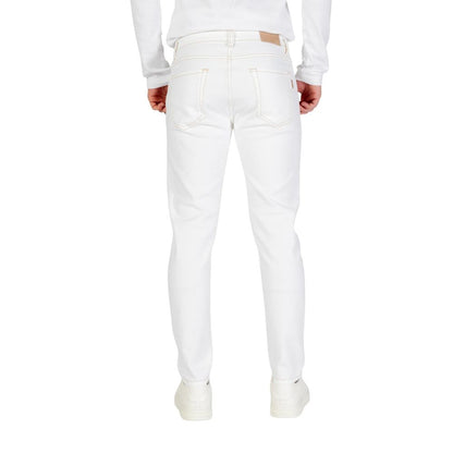 White Cotton Skinny Jeans