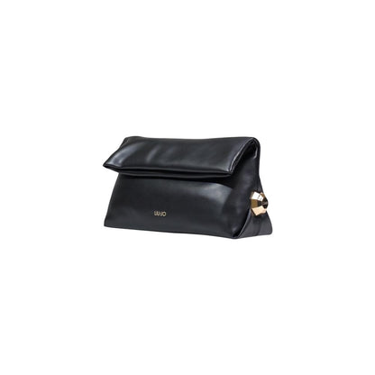 Black Polyethylene Clutch Bag