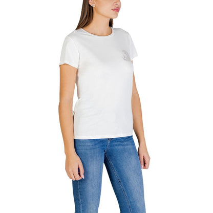 Cream Cotton T-Shirt