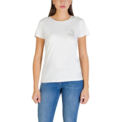 Cream Cotton T-Shirt