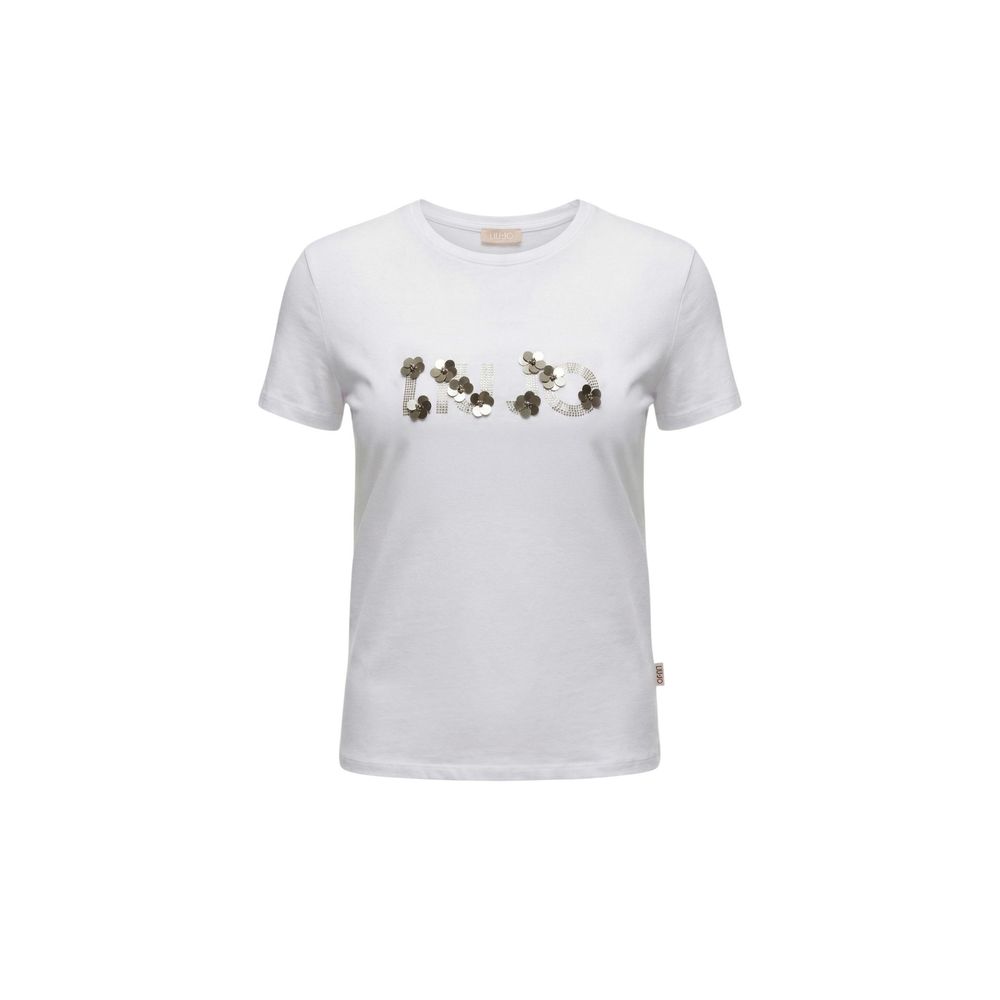 Cream Cotton T-Shirt
