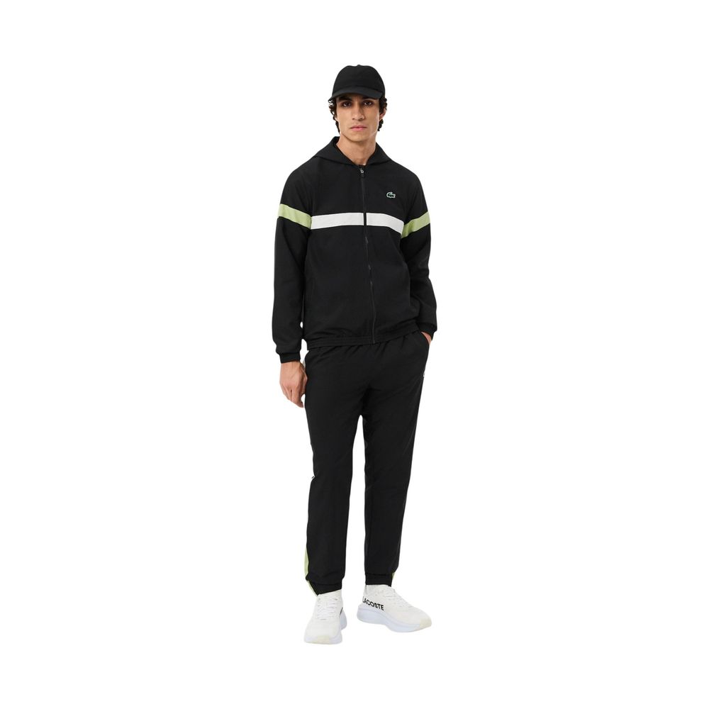 Black And White Polyester Sweatsuit