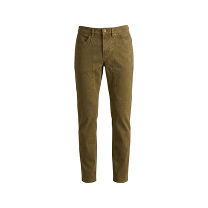 Bicolor Elastane Skinny Pants