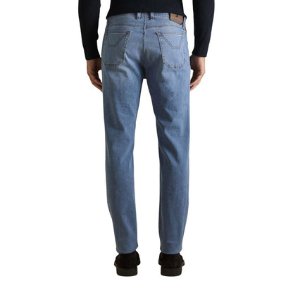 Light Blue Recycled Polyester Skinny Jeans