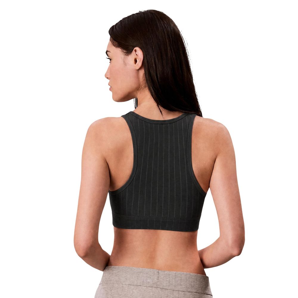 Black Cotton Bra