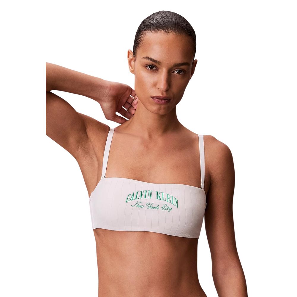 White Cotton Bra