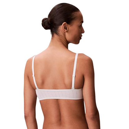 White Cotton Bra