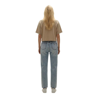 Beige Cotton T-Shirt