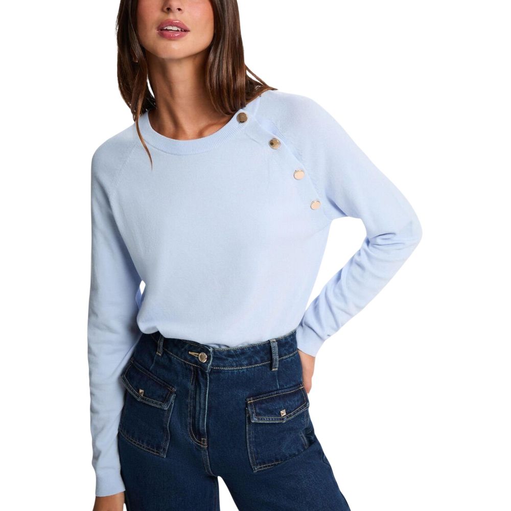 Blue Viscose Sweatshirt