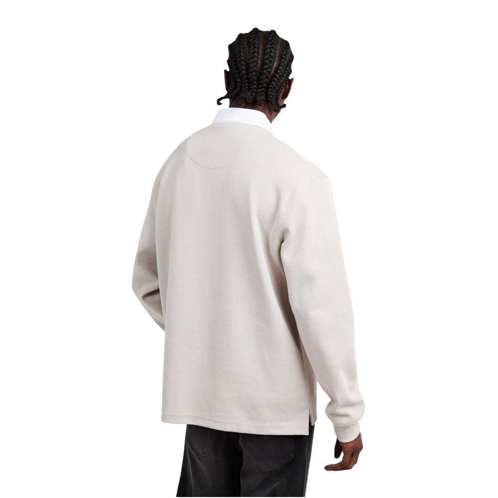Gray Cotton Polo Shirt