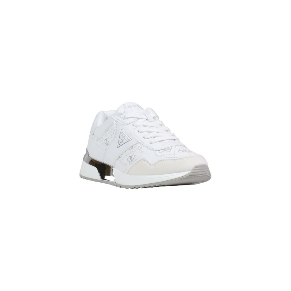 White Leather Chunky Sneakers